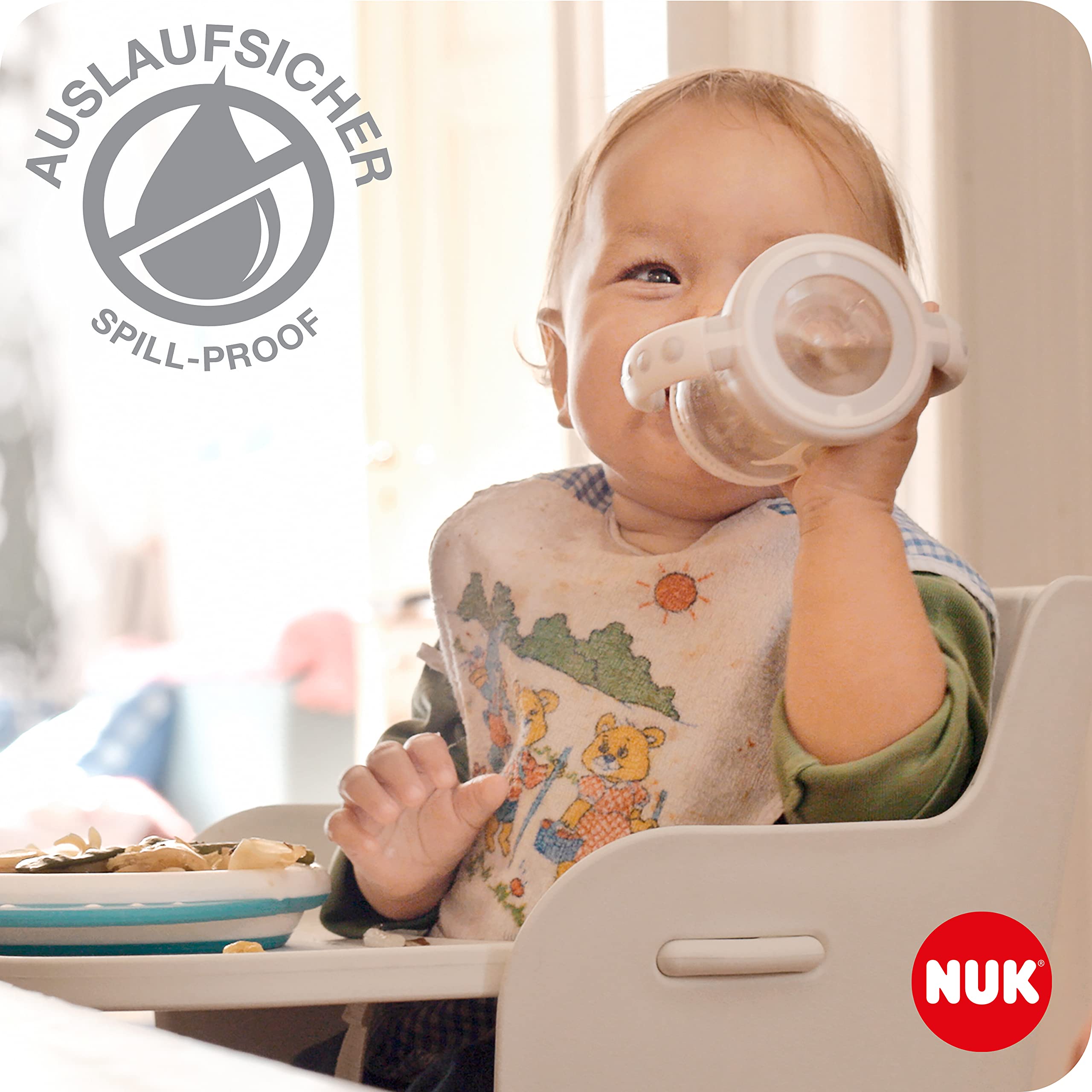 nuk-first-choice-tasse-d-apprentissage-bec-6-18-mois-150-ml-ballons-blanc image 7