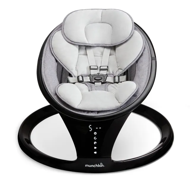 munchkin-balancelle-lectrique-b-b-bluetooth-avec-sons-et-t-l-commande-5-vitesses image 1