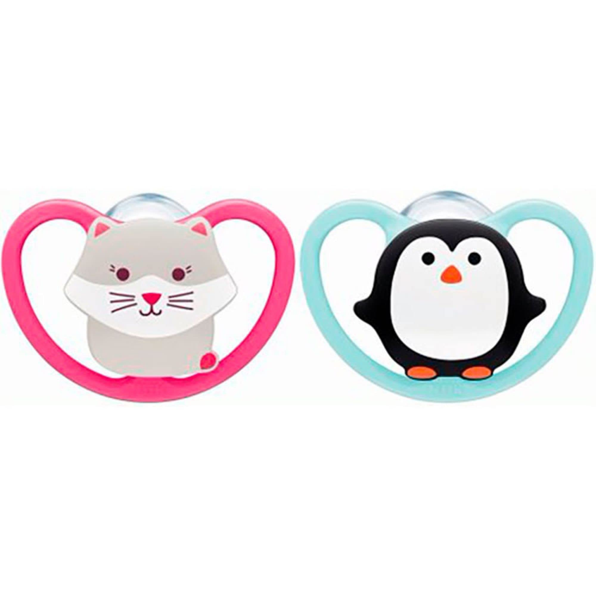 nuk-space-sucette-silicone-6-18-mois-lion-lot-de-2-sans-bpa image 8