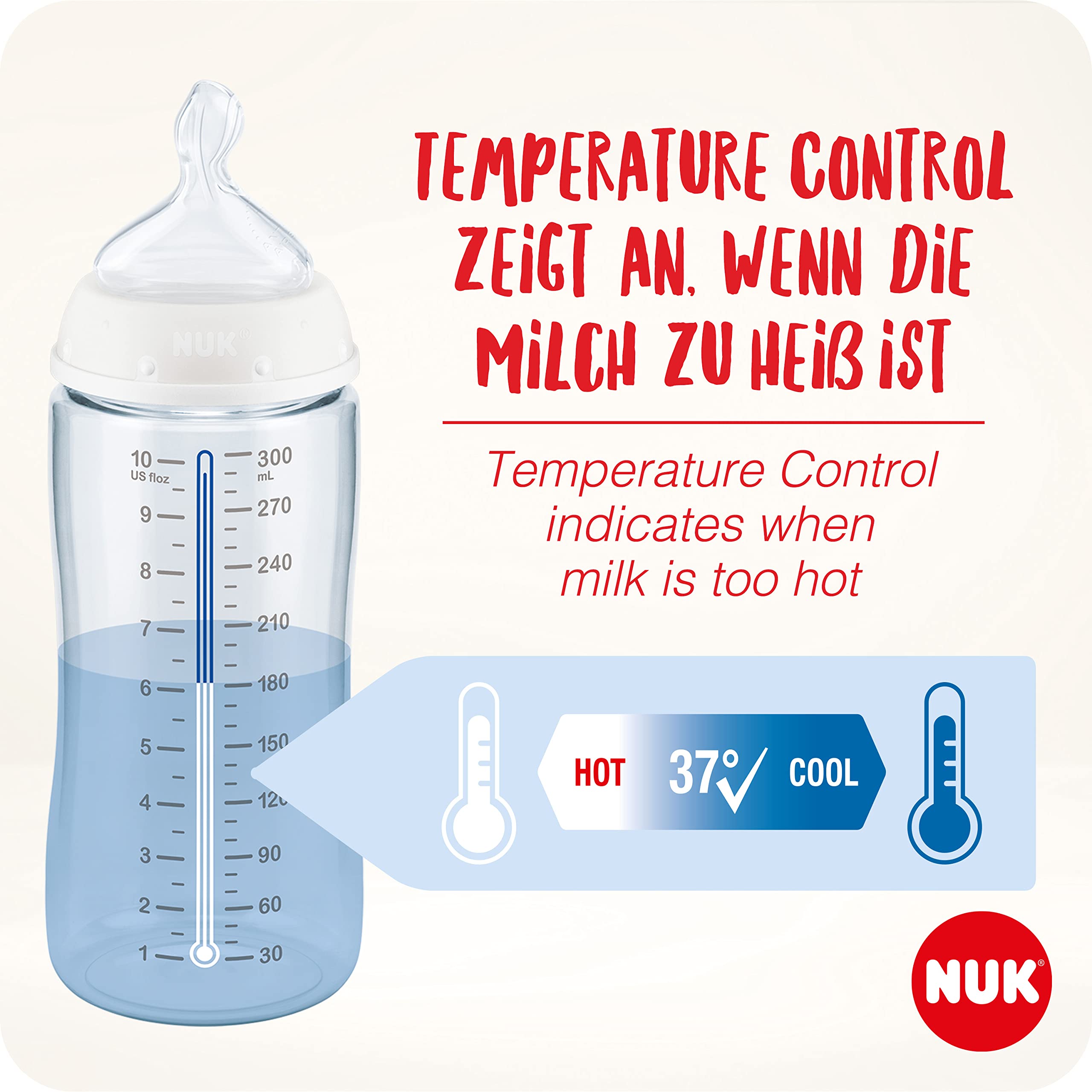 nuk-first-choice-lot-de-3-biberons-0-6-mois-300-ml-safari-sans-bpa image 2