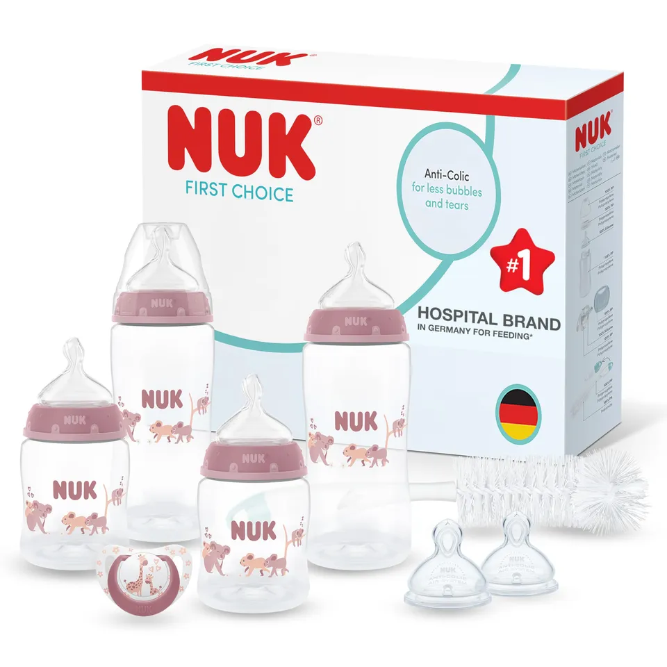 nuk-first-choice-perfect-start-set-nouveau-n-0-6-mois-koala-8-pi-ces-coffret-bib image 1