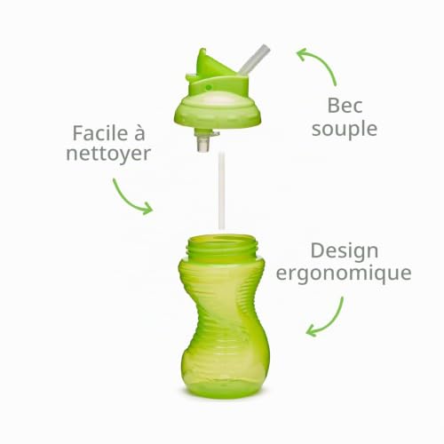 munchkin-mighty-grip-gobelet-paille-296-ml-bleu-et-vert-x3-tasse-apprentissage-1 image 8