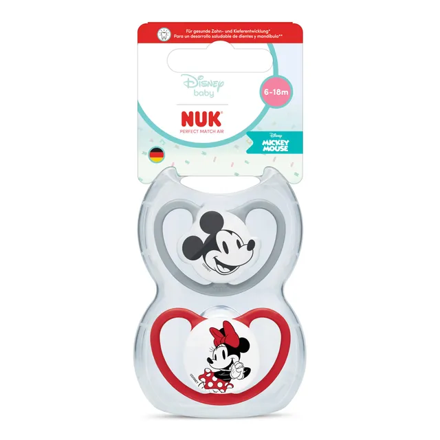nuk-perfect-match-air-sucette-b-b-6-18-mois-disney-minnie-mouse-lot-de-2 image 1