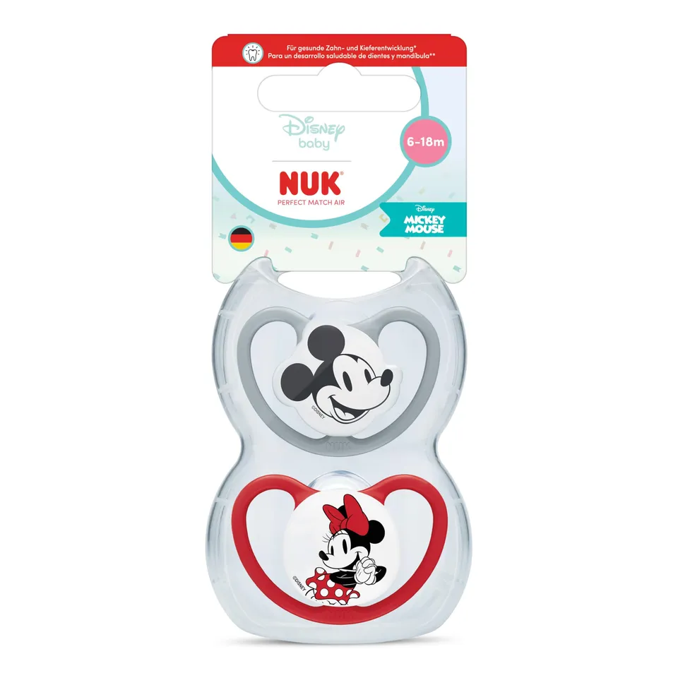 nuk-perfect-match-air-sucette-b-b-6-18-mois-disney-minnie-mouse-lot-de-2 image 1