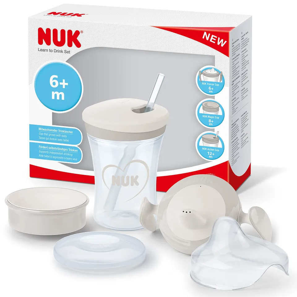 nuk-tasse-volutive-3-en-1-230-ml-blanc-bec-360-et-paille image 1