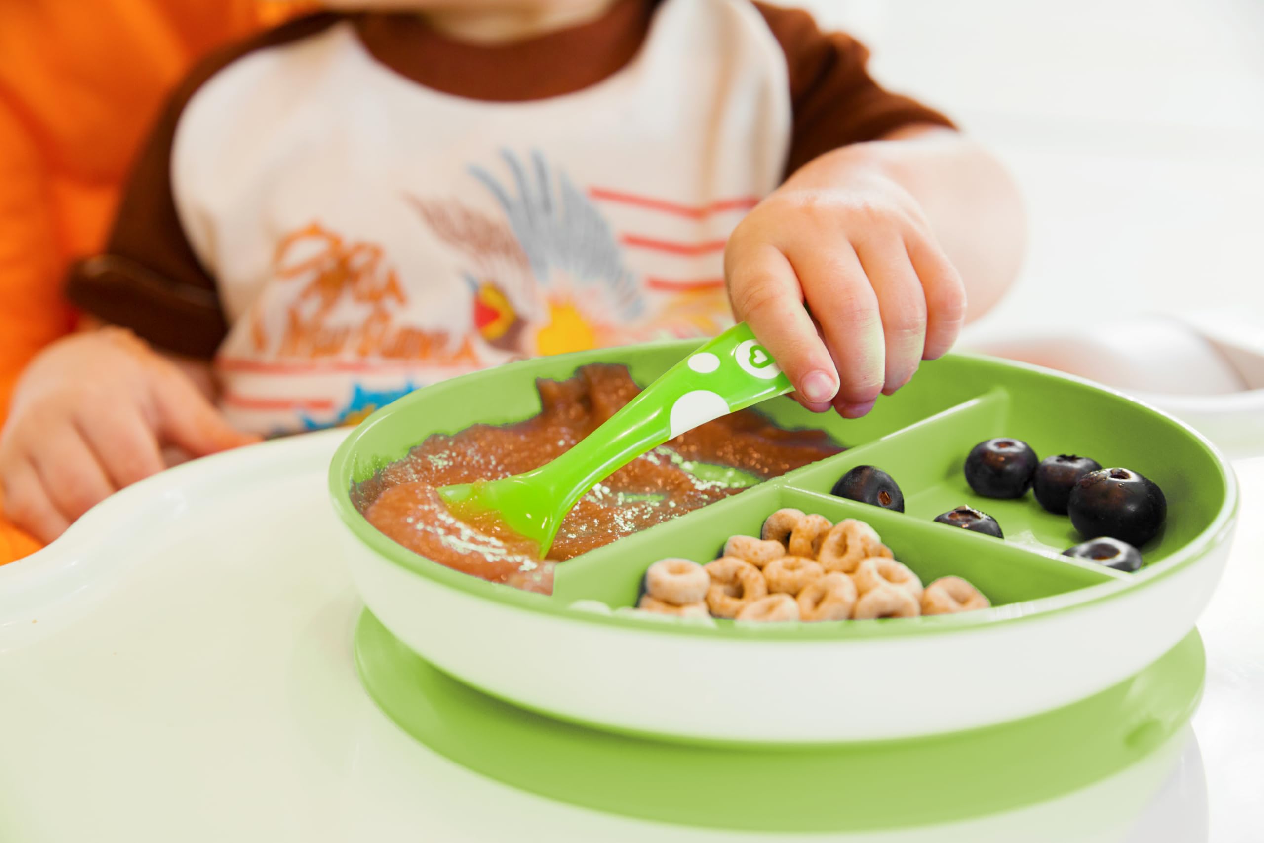 munchkin-set-de-2-assiettes-divis-es-ventouse-b-b-6-mois-bleu-vert image 7