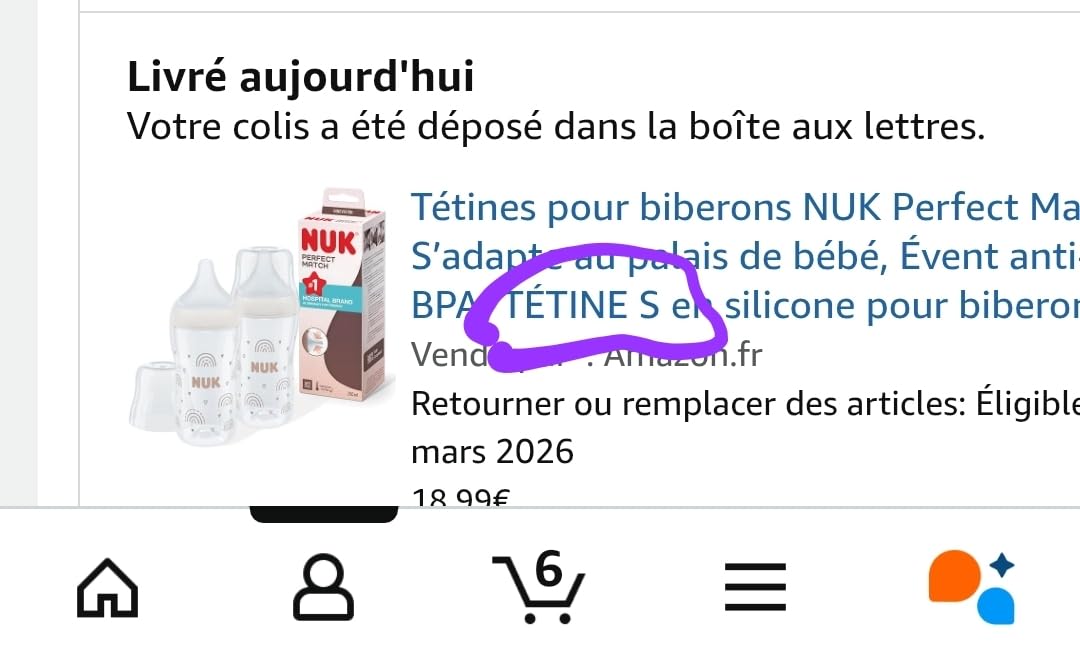 Tétine très douce