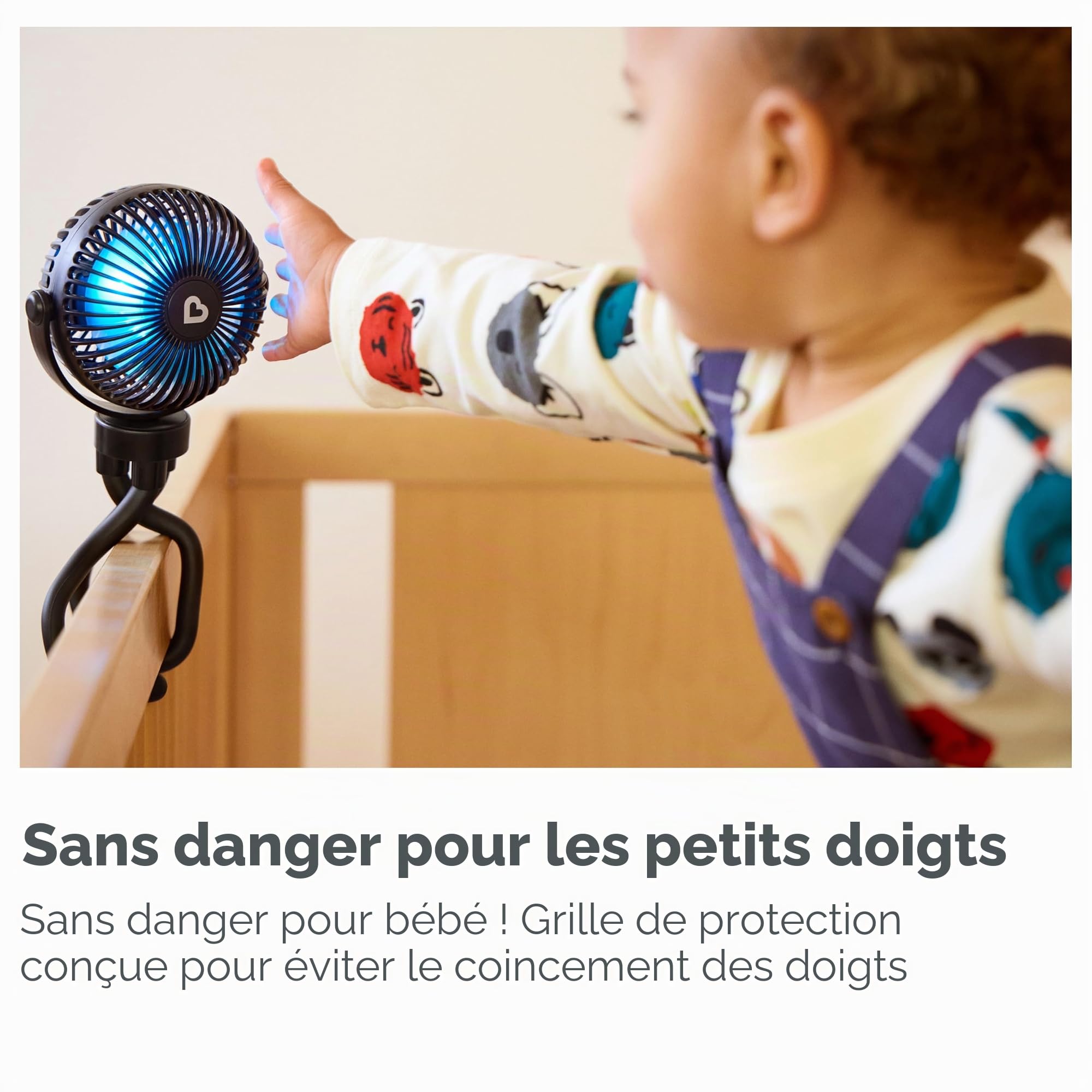 munchkin-ventilateur-de-poussette-360-4-vitesses-led-noir image 6
