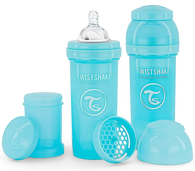twistshake-lot-de-2-biberons-anti-colique-260-ml-2-mois-bleu image 1