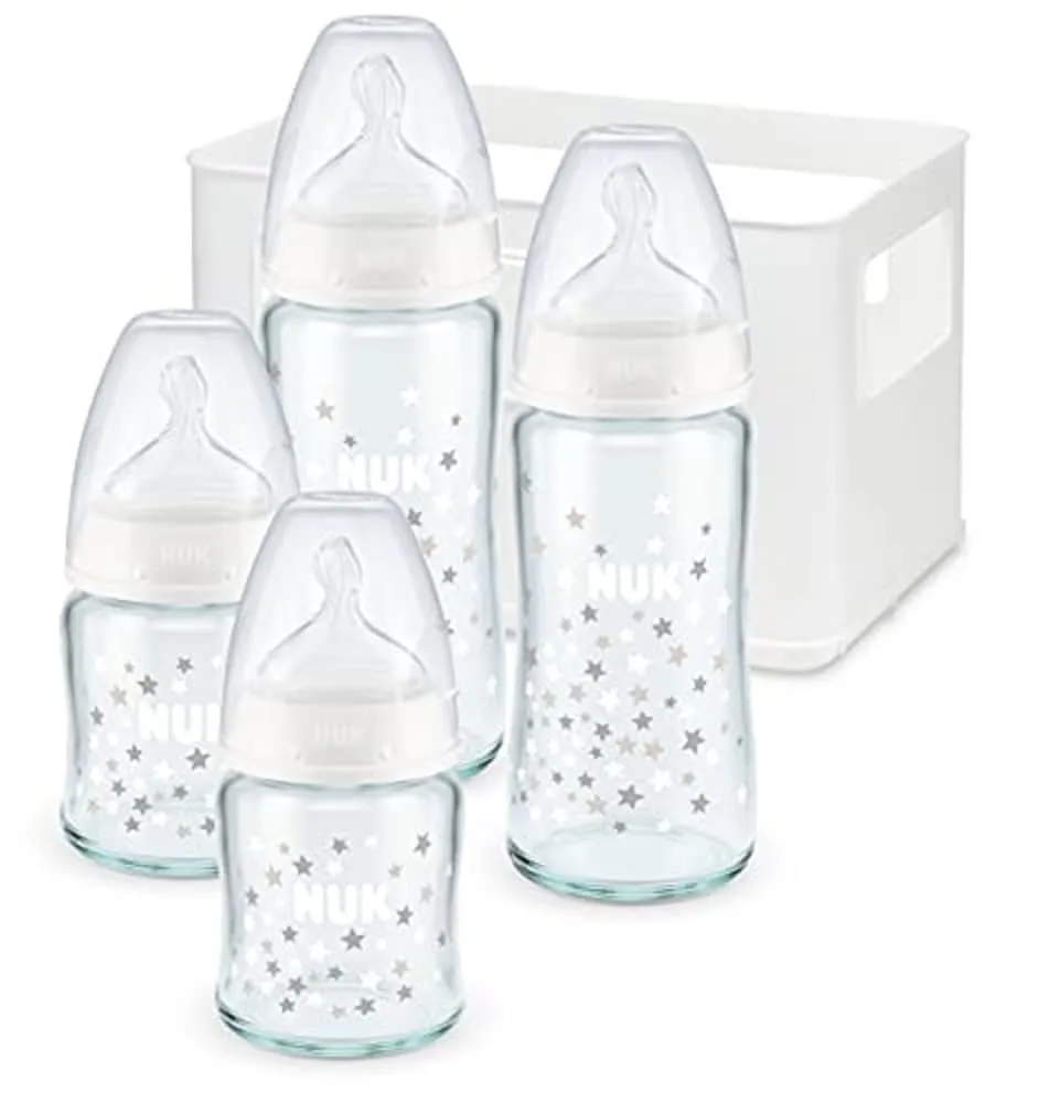 nuk-first-choice-temperature-control-biberons-lot-de-4-casier-mixte image 1