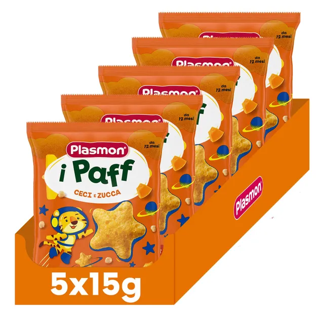 plasmon-snack-i-paff-ceci-et-potiron-5-x-15-g image 1