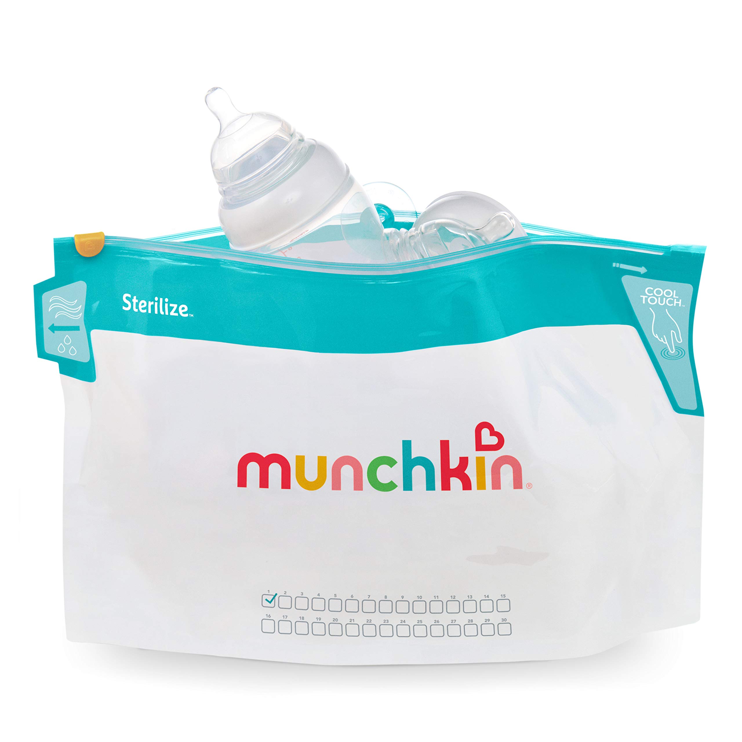 munchkin-latch-lot-6-sacs-st-rilisation-micro-ondes-180-utilisations image 1