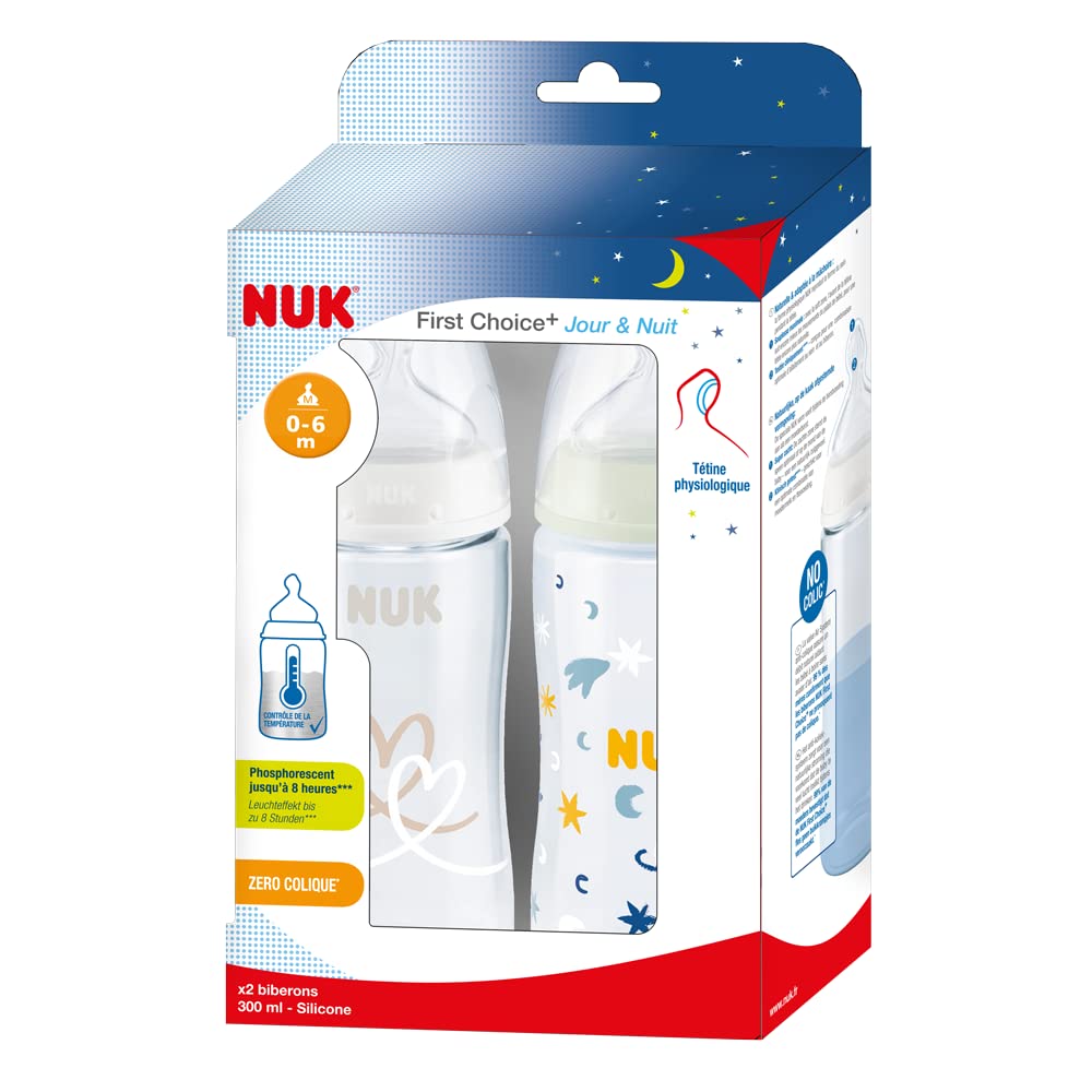 nuk-first-choice-biberon-anti-colique-300-ml-0-6-mois-silicone-standard-phosphor image 7