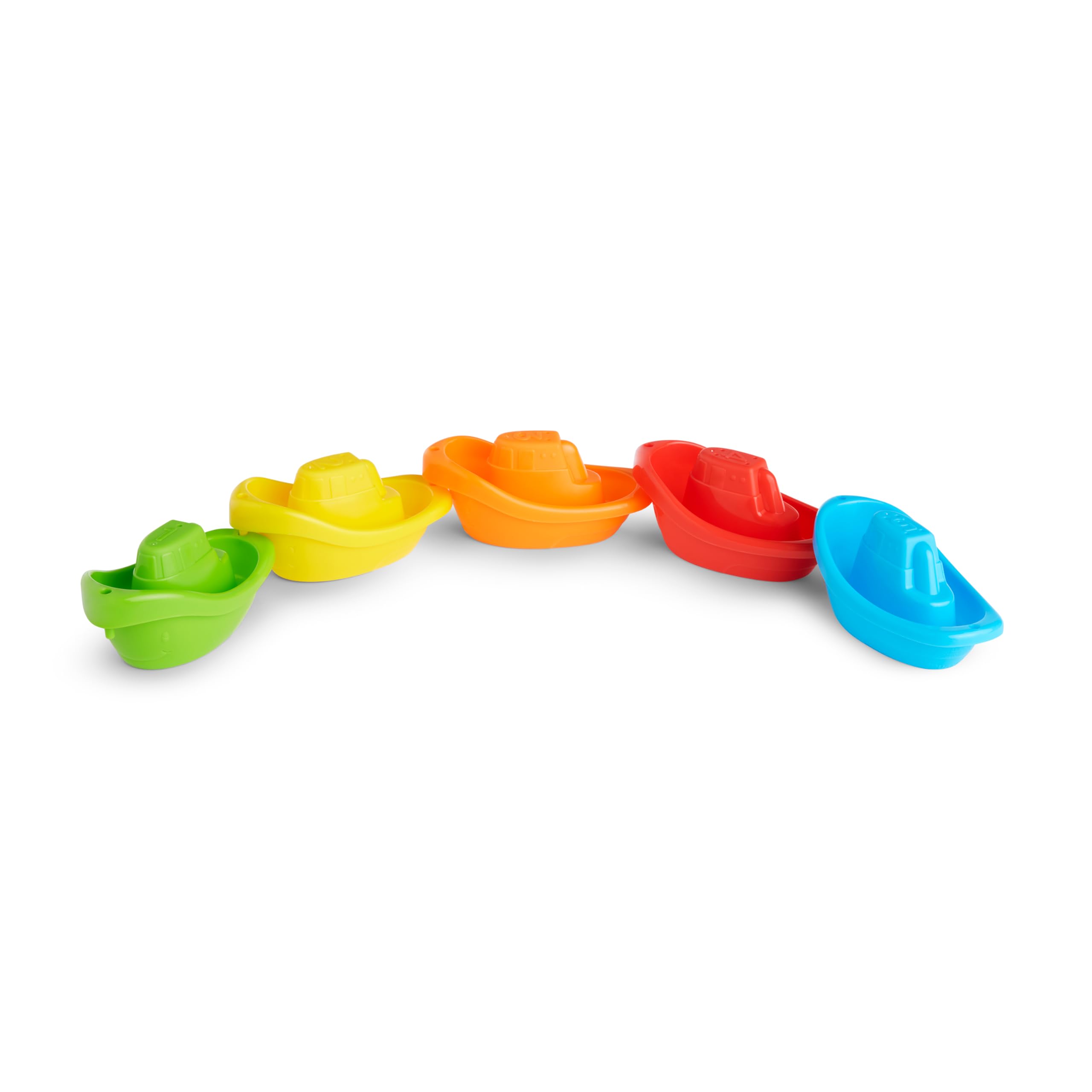 munchkin-flotte-de-5-bateaux-jouet-de-bain-b-b-num-rot-s image 4