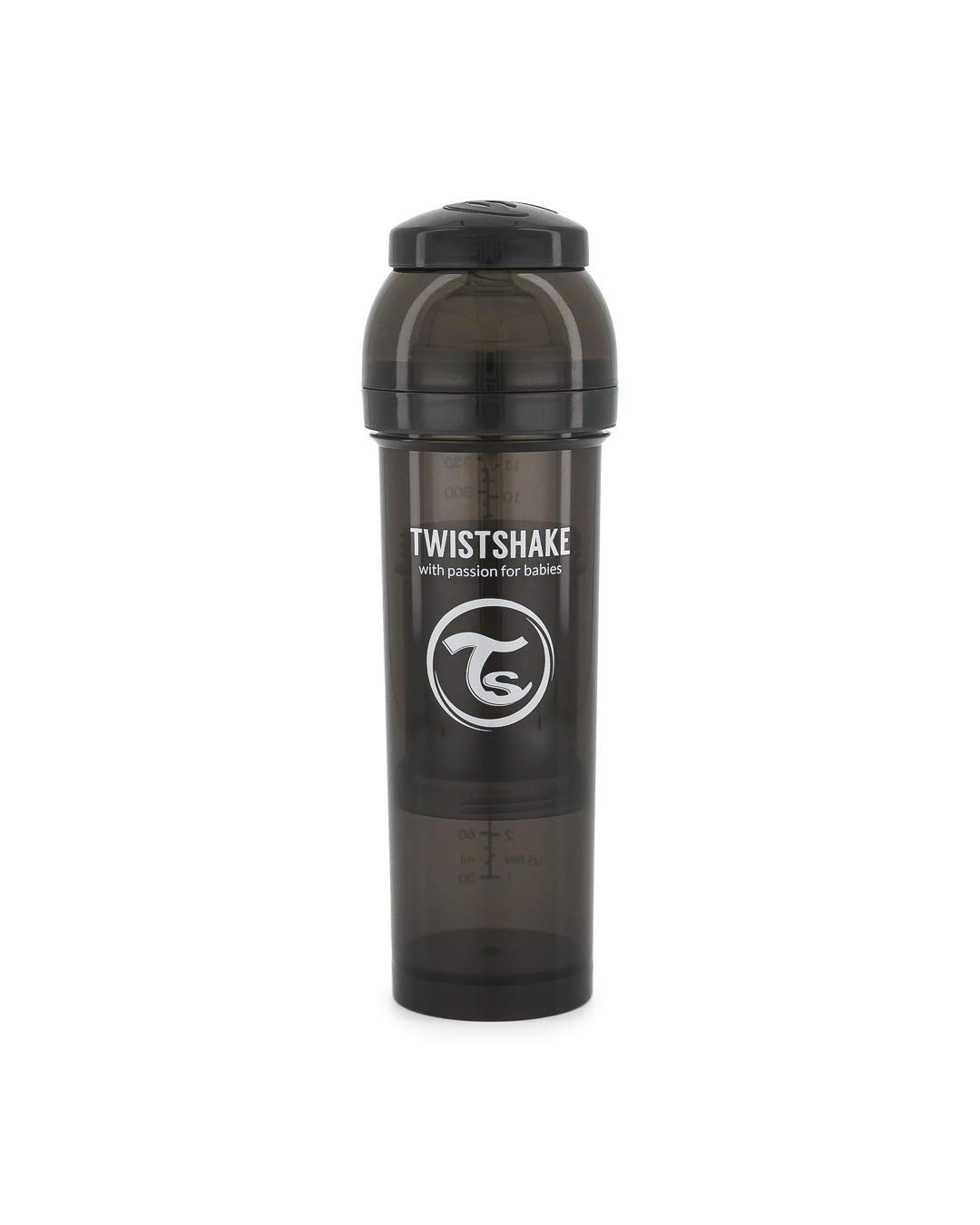 twistshake-biberon-anti-colique-330-ml-4-mois-avec-r-cipient-poudre-noir image 3
