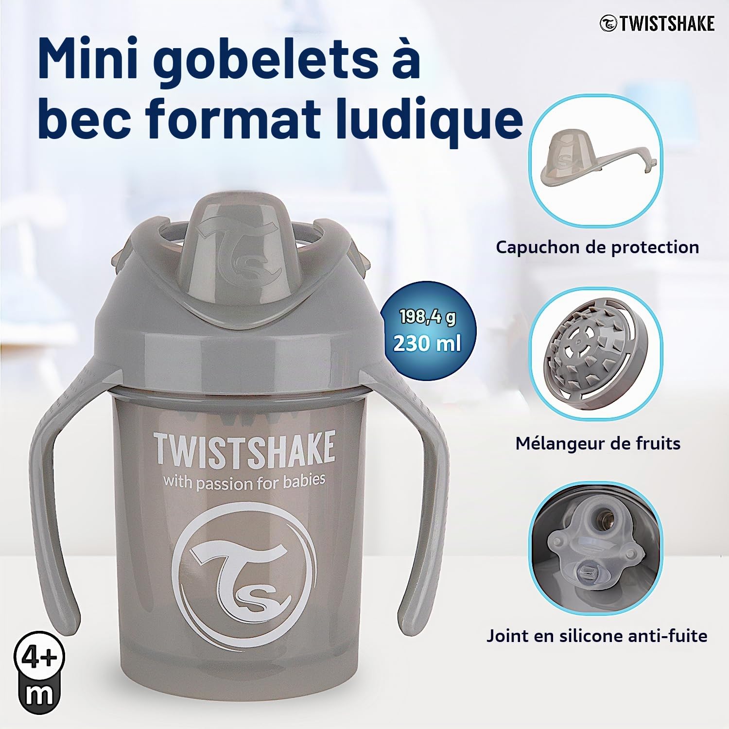 twistshake-mini-cup-230-ml-bec-souple-avec-m-langeur-fruits-gris-d-s-4-mois image 2