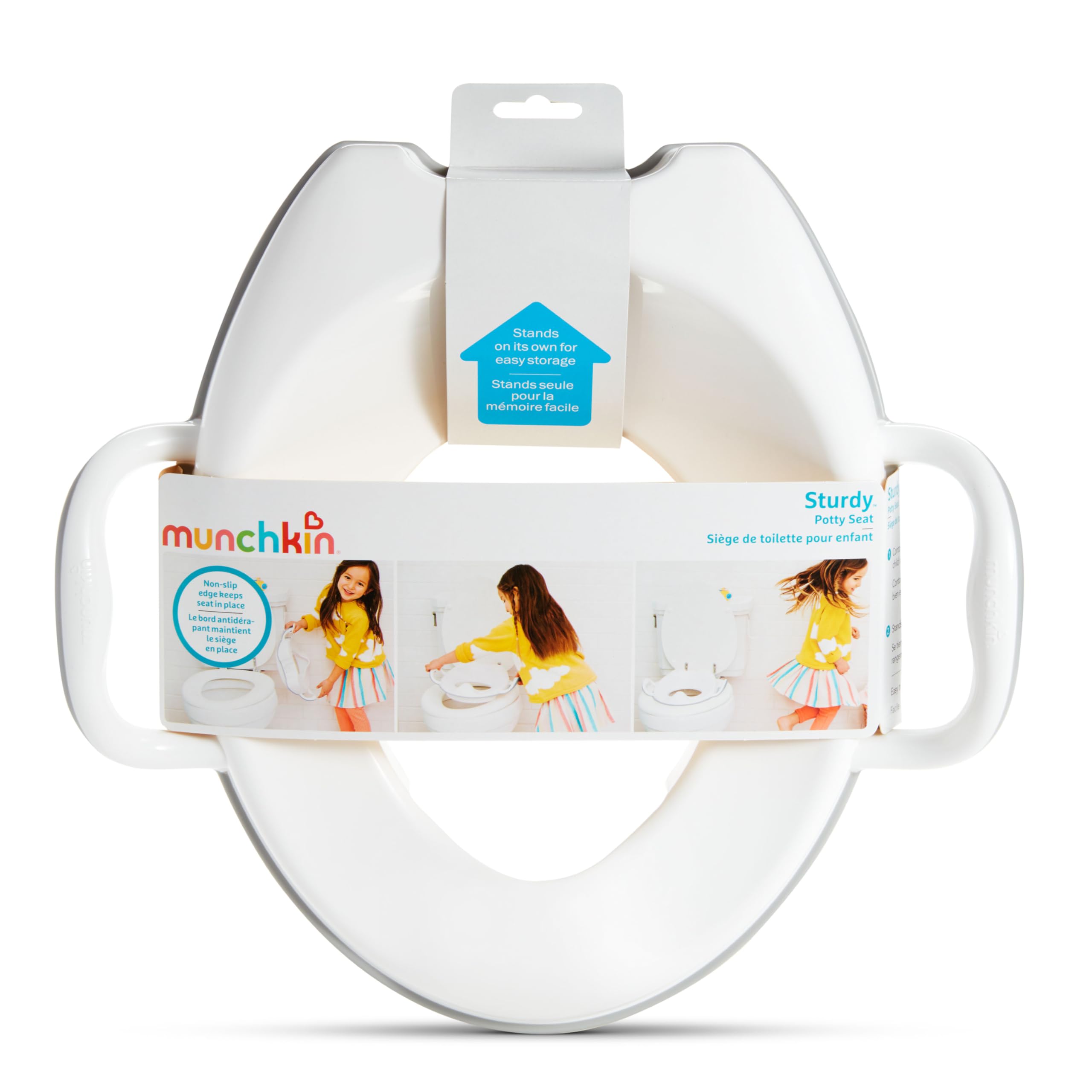 munchkin-sturdy-potty-seat-r-ducteur-wc-enfant-vert-avec-poign-es-et-pieds image 6