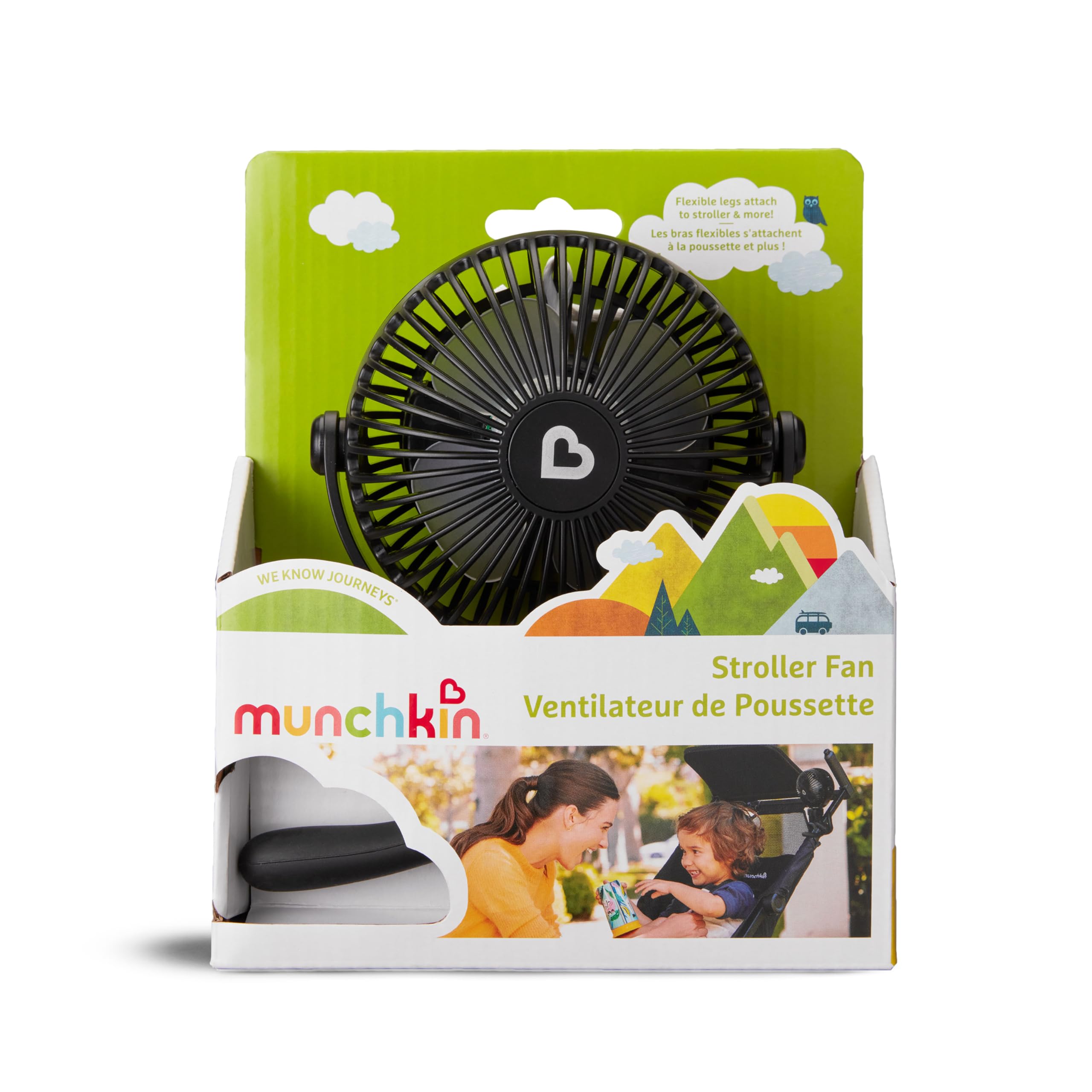 munchkin-ventilateur-de-poussette-360-4-vitesses-led-noir image 7