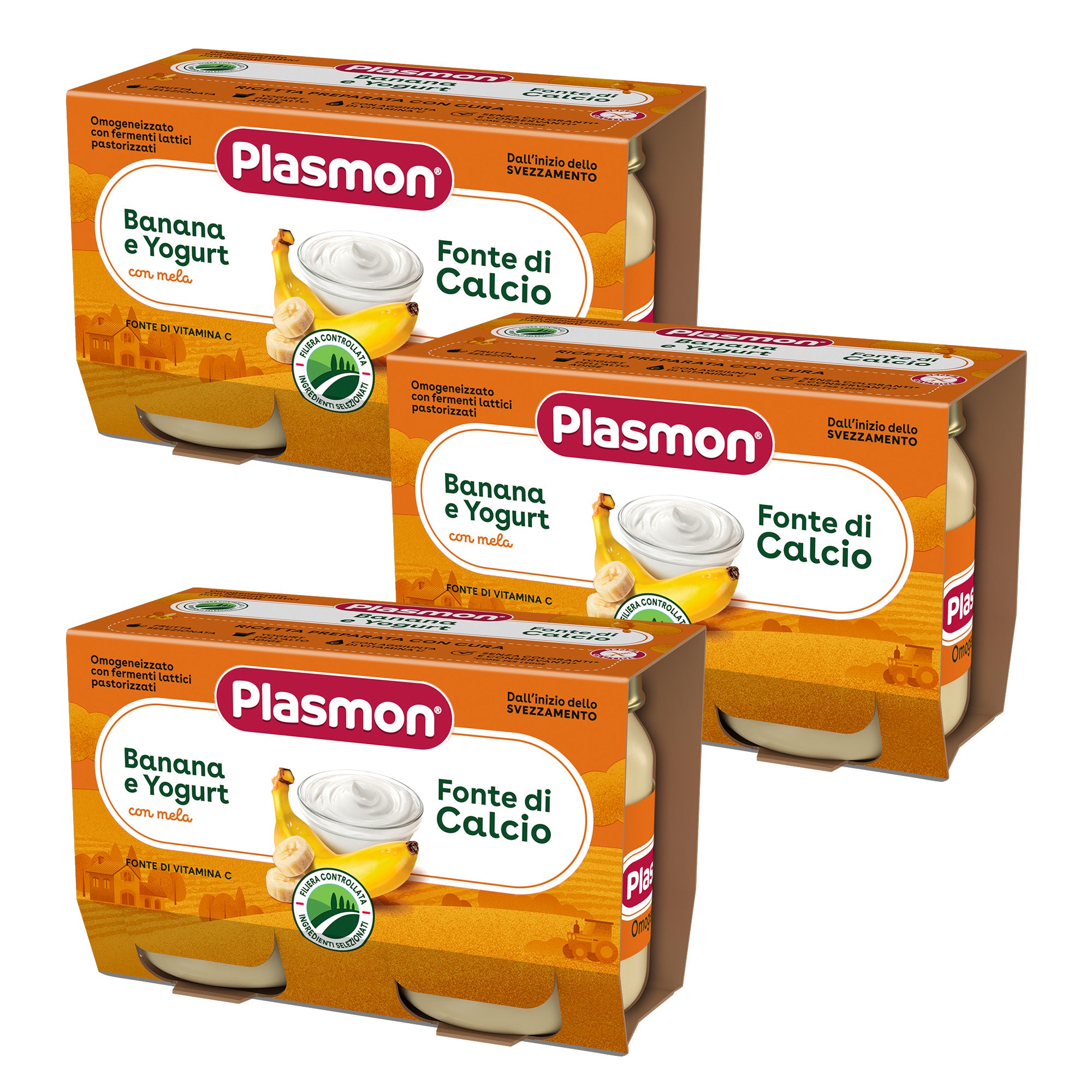 plasmon-omogeneizzato-banane-yaourt-3x-2x120g image 1