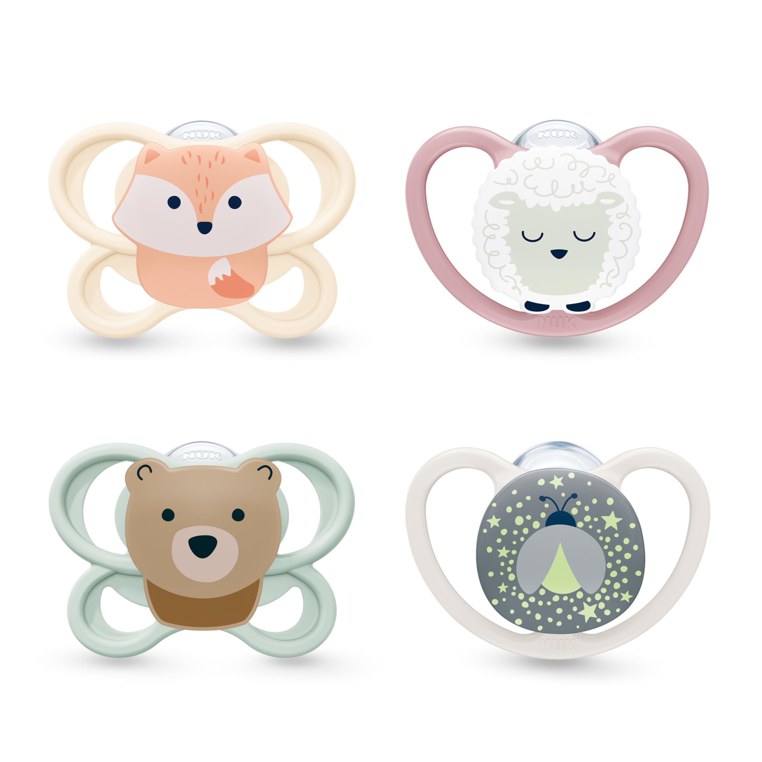 nuk-space-day-night-sucettes-18-36-mois-phosphorescentes-z-bre-lion-lot-de-4 image 8
