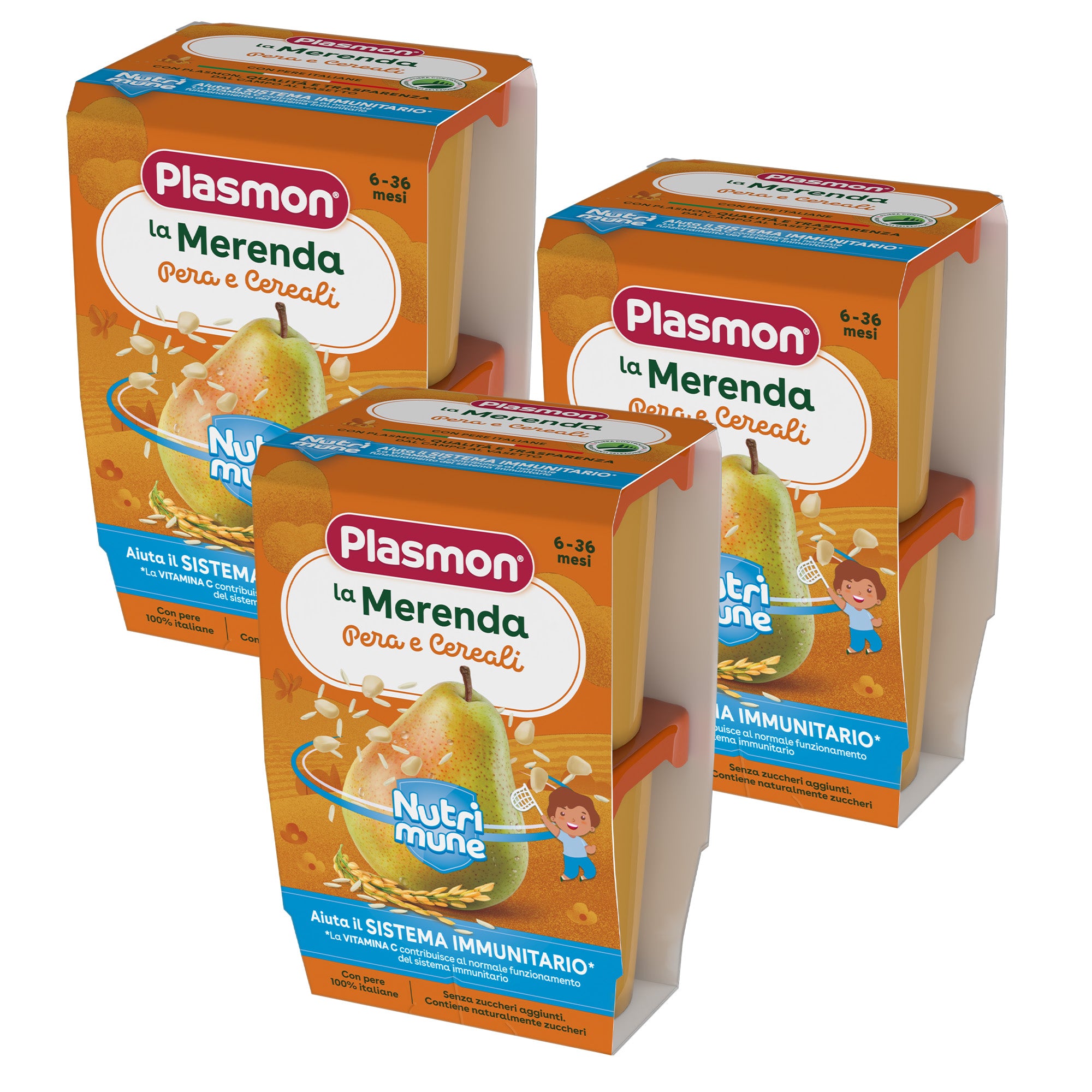 plasmon-nutri-mune-pera-e-cereali-merenda-3-x-2-x-120-g image 1