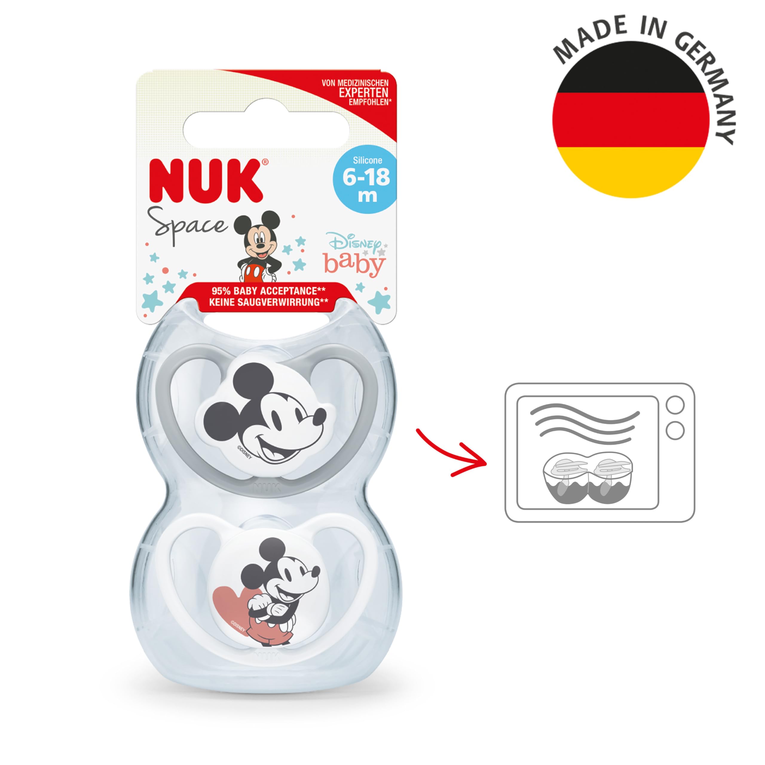 nuk-space-baby-sucette-b-b-6-18-mois-silicone-mickey-mouse-ventilation-extra-lar image 5