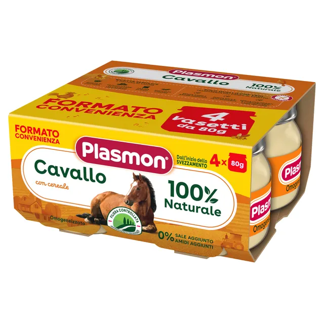 plasmon-omogeneizzato-carne-cavallo-e-cereale-4x80g-petit-pot-viande-b-b image 1