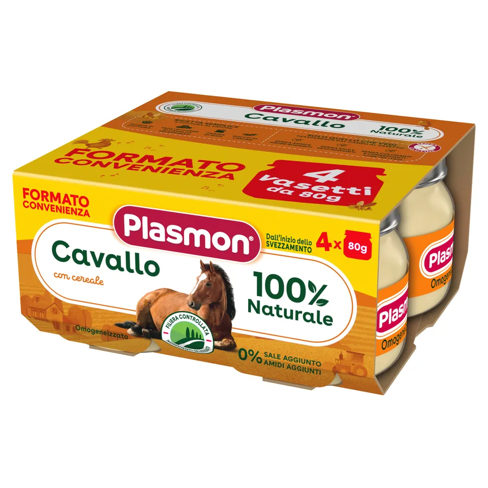 plasmon-omogeneizzato-carne-cavallo-e-cereale-4x80g-petit-pot-viande-b-b image 1
