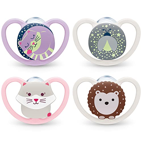 nuk-space-night-day-sucettes-silicone-0-6-mois-couleur-assortie-lot-de-4 image 7