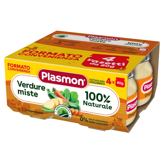 plasmon-omogeneizzato-verdure-miste-petits-pots-l-gumes-4-x-80-g image 1