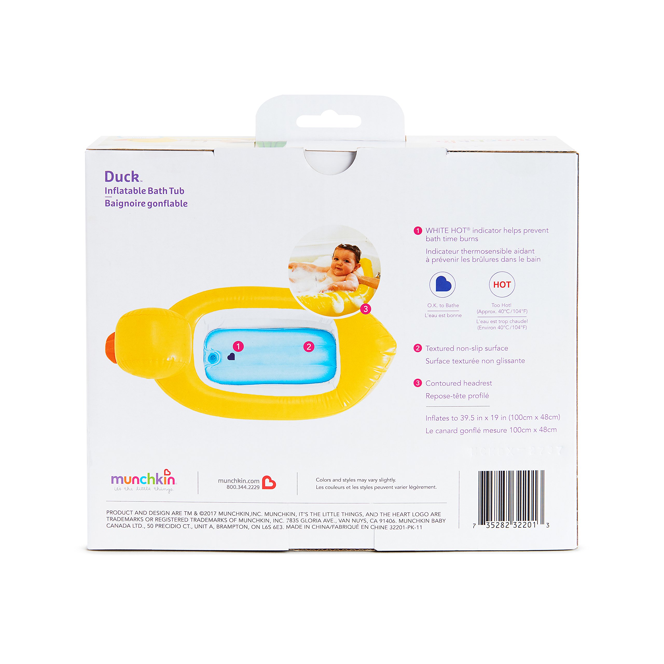 munchkin-white-hot-canard-gonflable-baignoire-b-b-6-24-mois image 7
