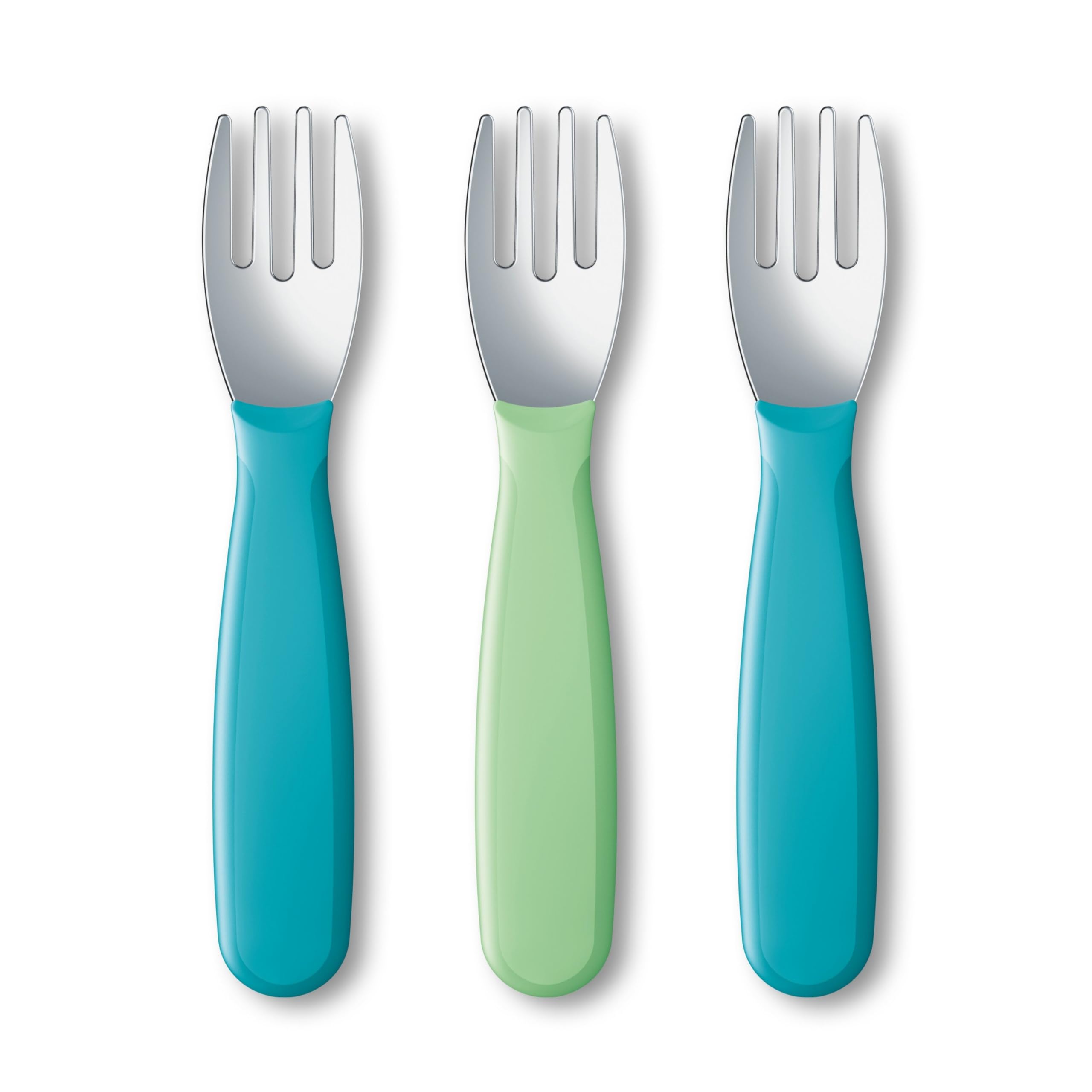 nuk-kiddy-lot-de-3-fourchettes-enfant-18-mois-inox image 1
