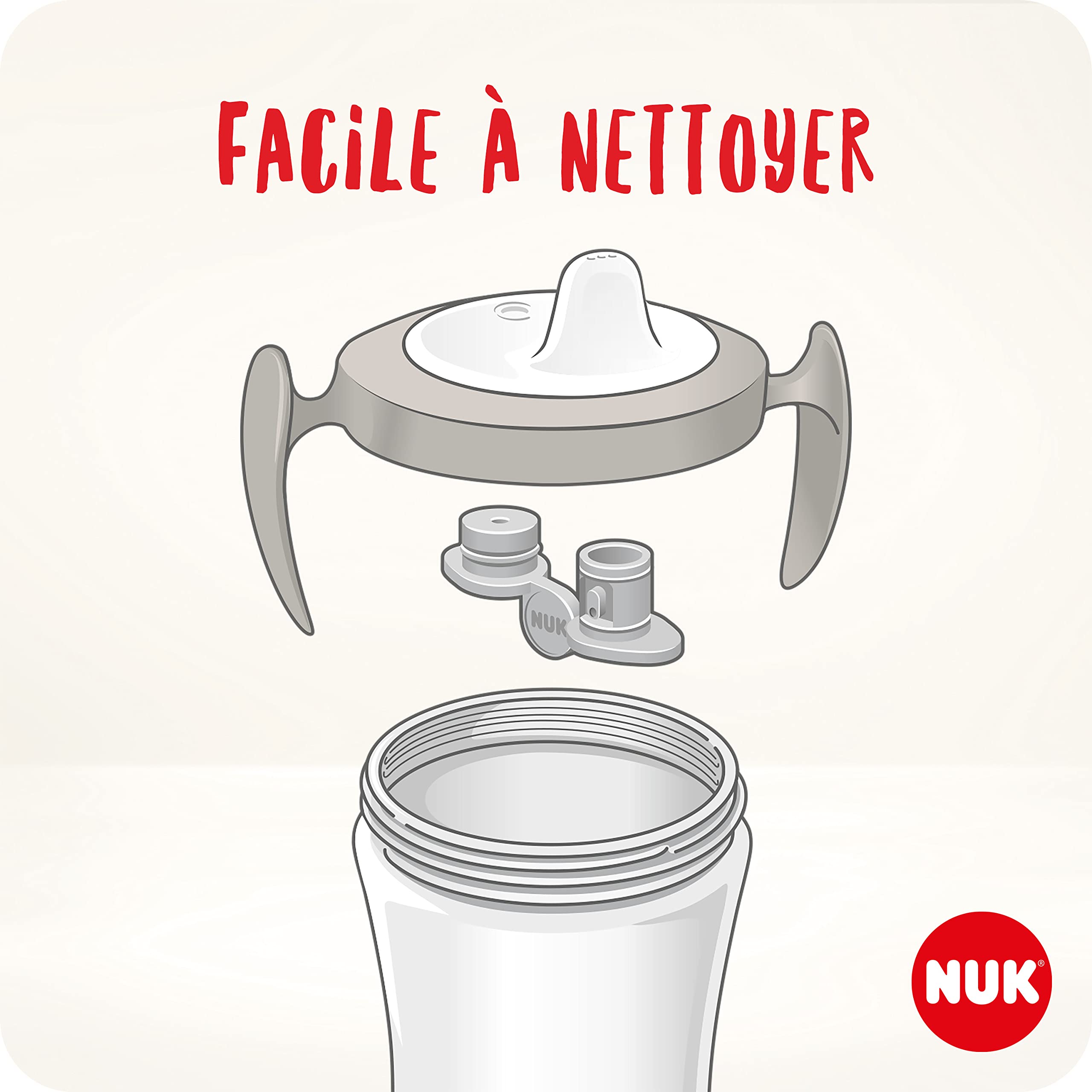 nuk-trainer-cup-tasse-apprentissage-6-mois-230-ml-z-bre-bleu-antifuite image 5