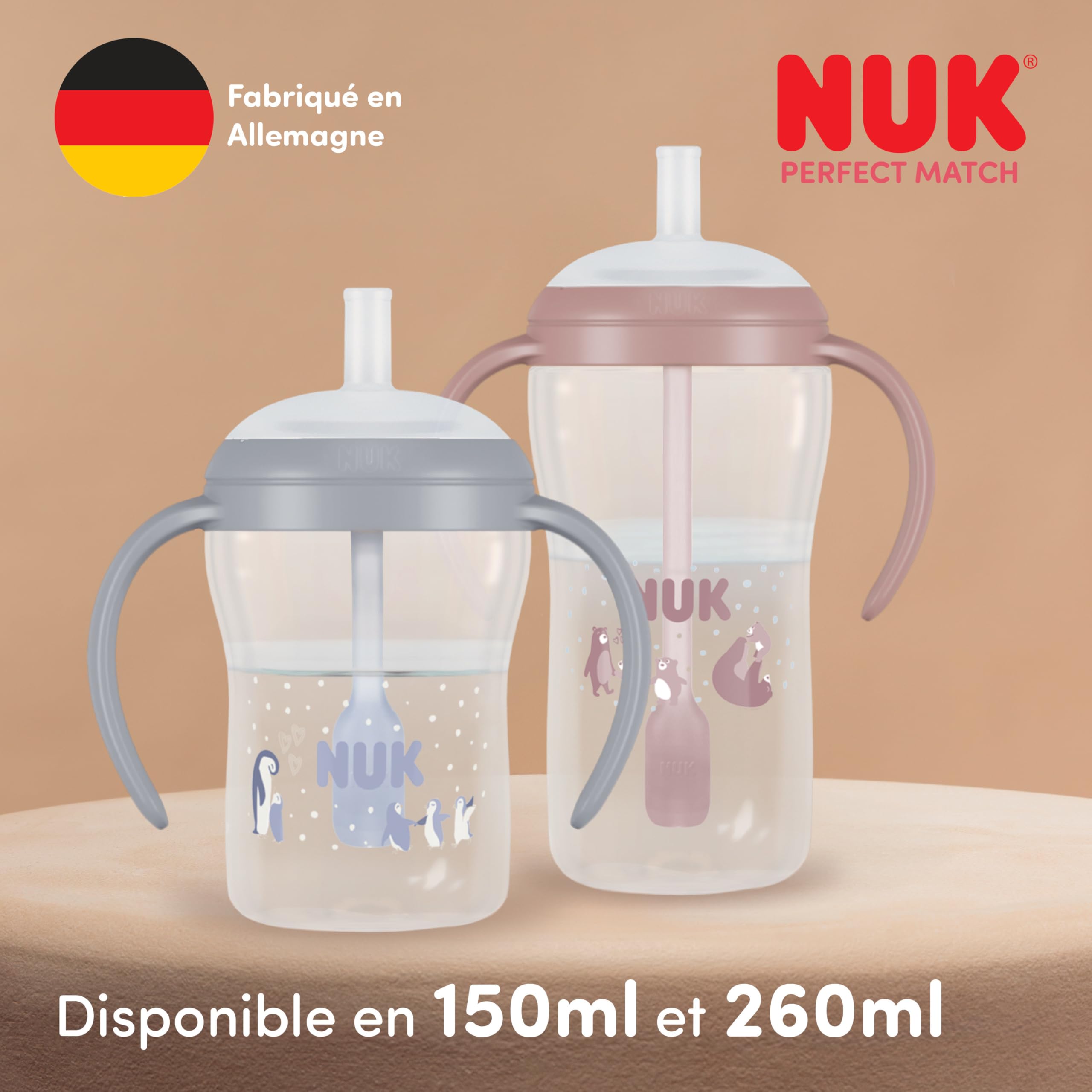nuk-perfect-match-tasse-apprentissage-paille-anti-fuite-260-ml-8-mois-bleu image 8