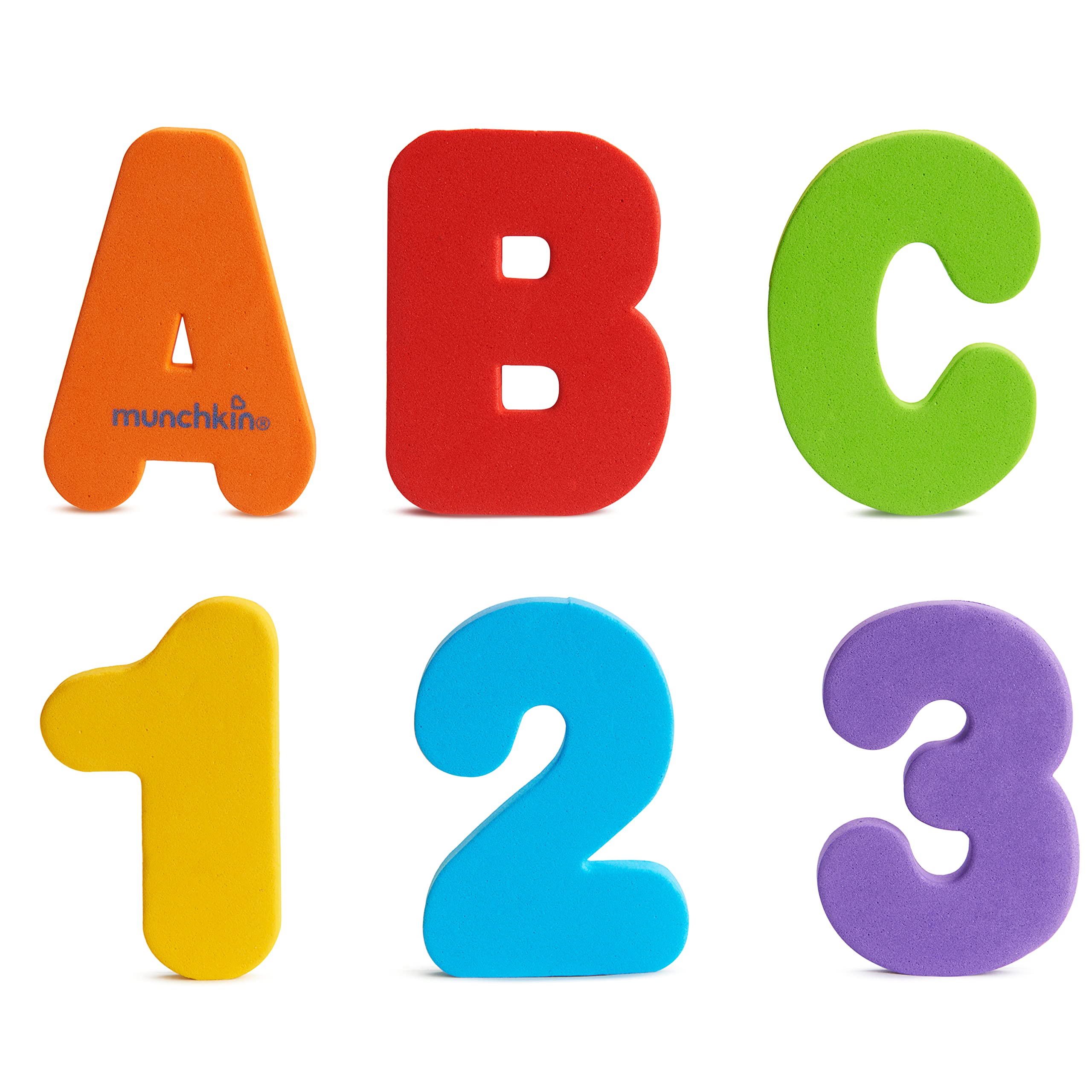 munchkin-learn-lettres-et-nombres-de-bain-en-mousse-36-pi-ces-flottantes image 1