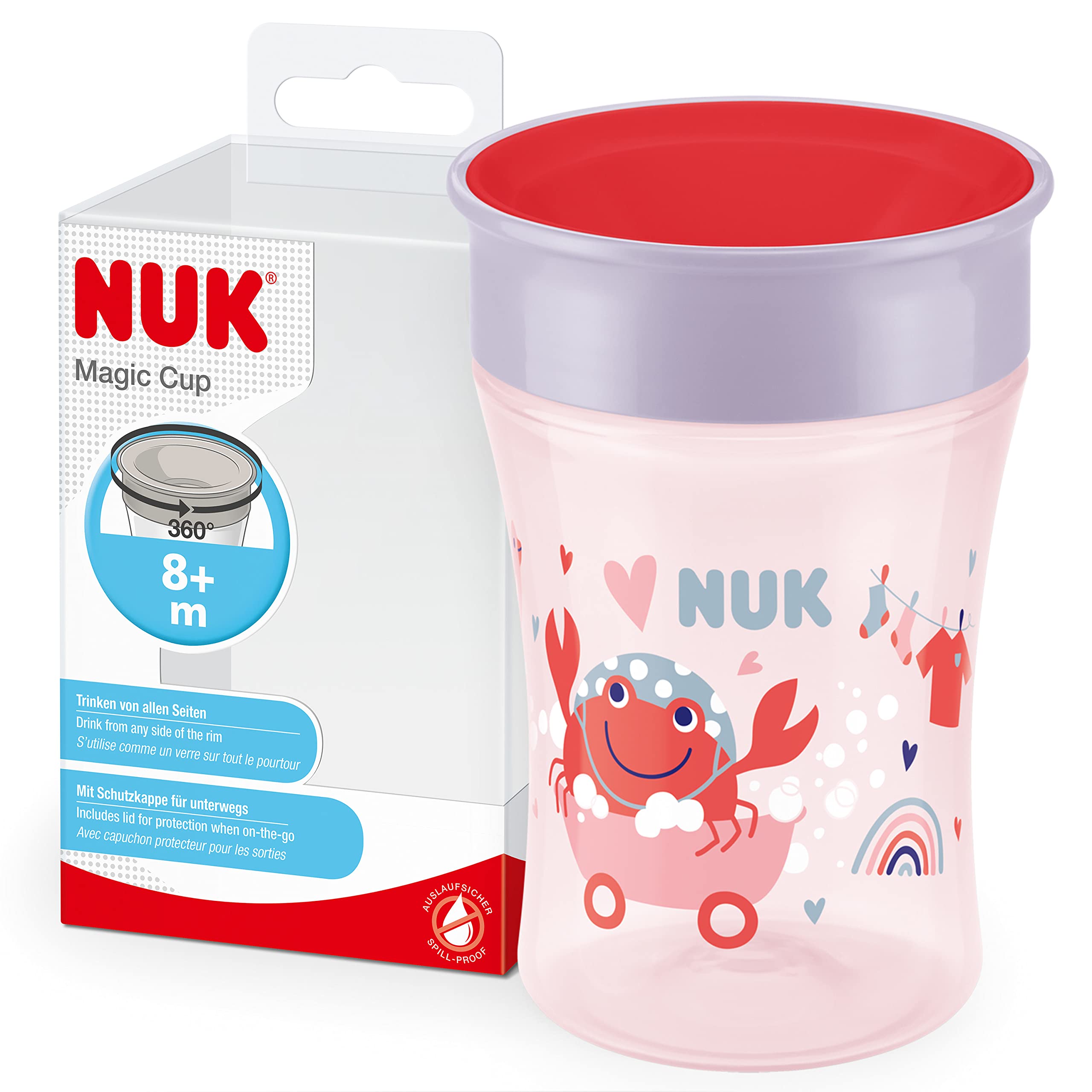 nuk-magic-cup-tasse-d-apprentissage-360-8-mois-230-ml-gris-blanc image 8