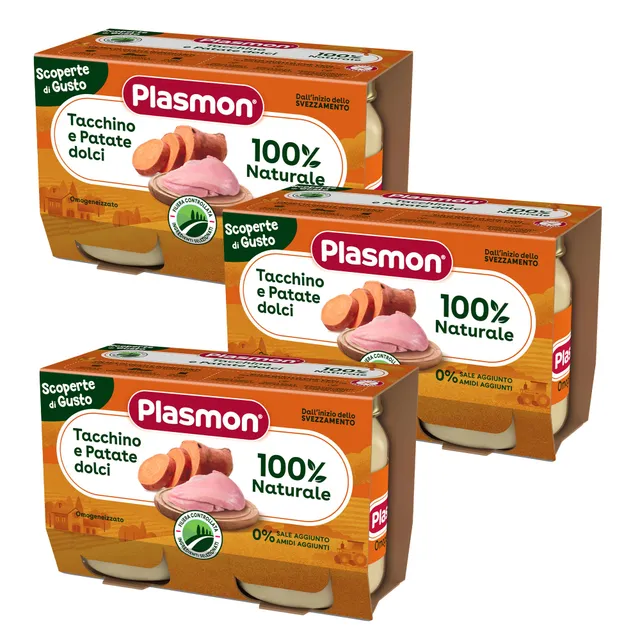 plasmon-scoperte-di-gusto-dinde-et-pommes-de-terre-petit-pot-b-b-viande-6x120g image 1
