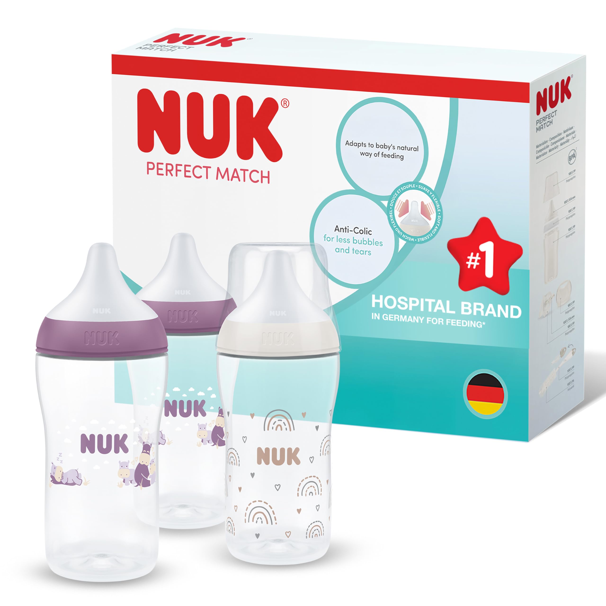 nuk-perfect-match-set-3-biberons-260-ml-t-tine-silicone-3-mois-avec-indicateur-t image 7