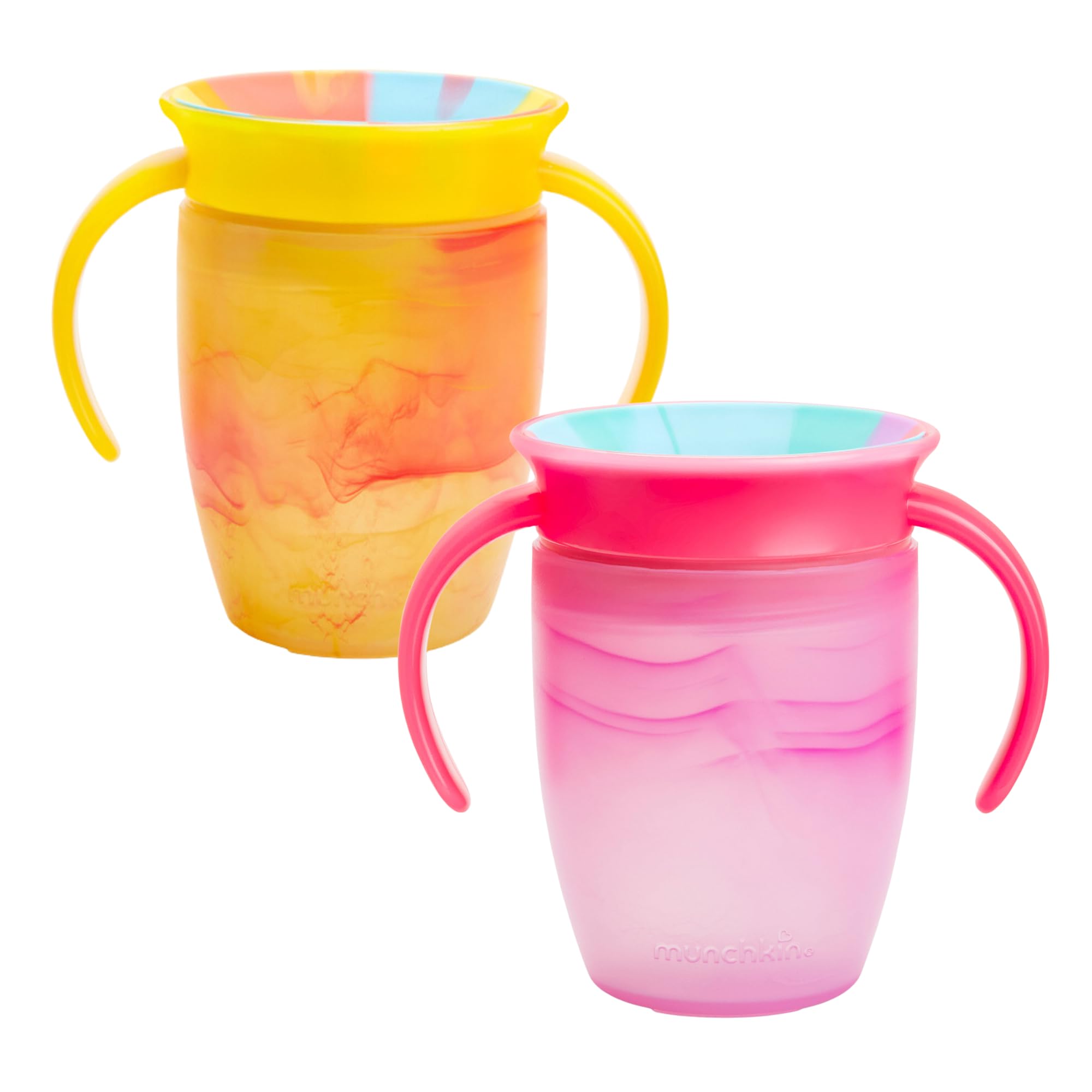 munchkin-miracle-360-tasse-d-apprentissage-6-mois-207-ml-bleu-jaune-lot-de-2 image 8