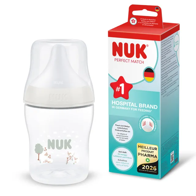 nuk-perfect-match-biberon-nouveau-n-anti-colique-0-mois-150-ml-pp-indicateur-de- image 1