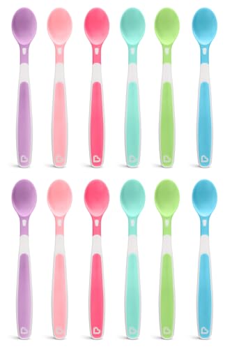 munchkin-lot-de-12-cuill-res-b-b-pointe-souple-4-mois-manches-ergonomiques-sans- image 8