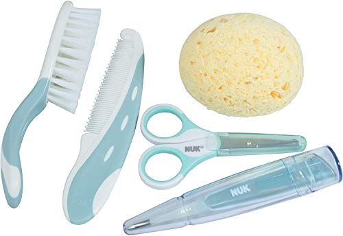 nuk-coffret-soin-b-b-5-pi-ces-brosse-peigne-ciseaux-thermom-tre-ponge image 4