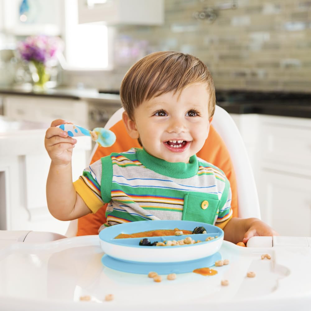munchkin-set-de-2-assiettes-divis-es-ventouse-b-b-6-mois-bleu-vert image 5