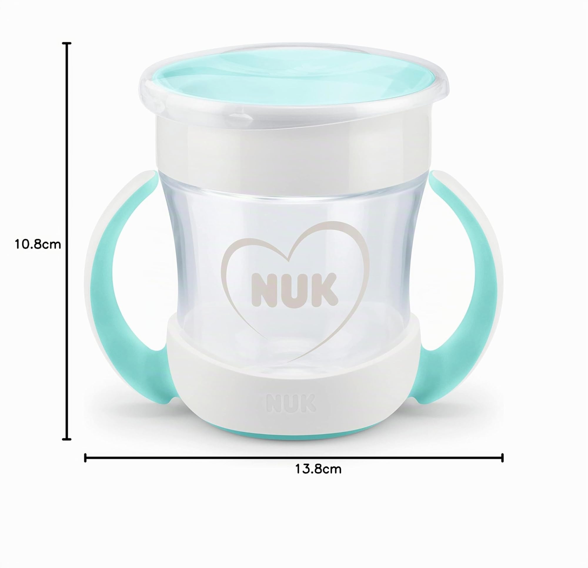 nuk-mini-magic-cup-160-ml-360-6-mois-blanc-tasse-antifuite-poign-es image 6