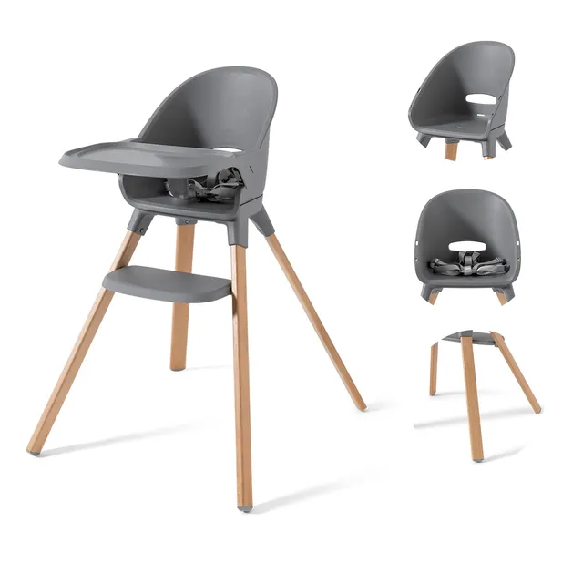twistshake-chaise-haute-b-b-bois-de-h-tre-gris-6-36-mois-jusqu-15-kg image 1