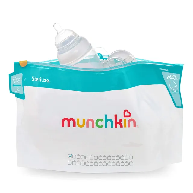 munchkin-latch-lot-6-sacs-st-rilisation-micro-ondes-180-utilisations image 1