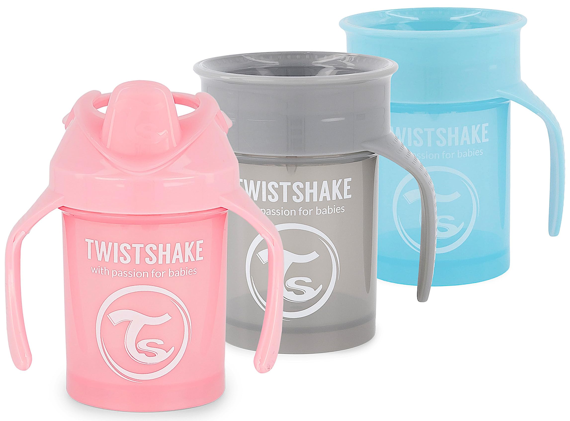 twistshake-sippy-cup-set-3-pi-ces-360-mini-cup-4-mois-rose-bleu image 1