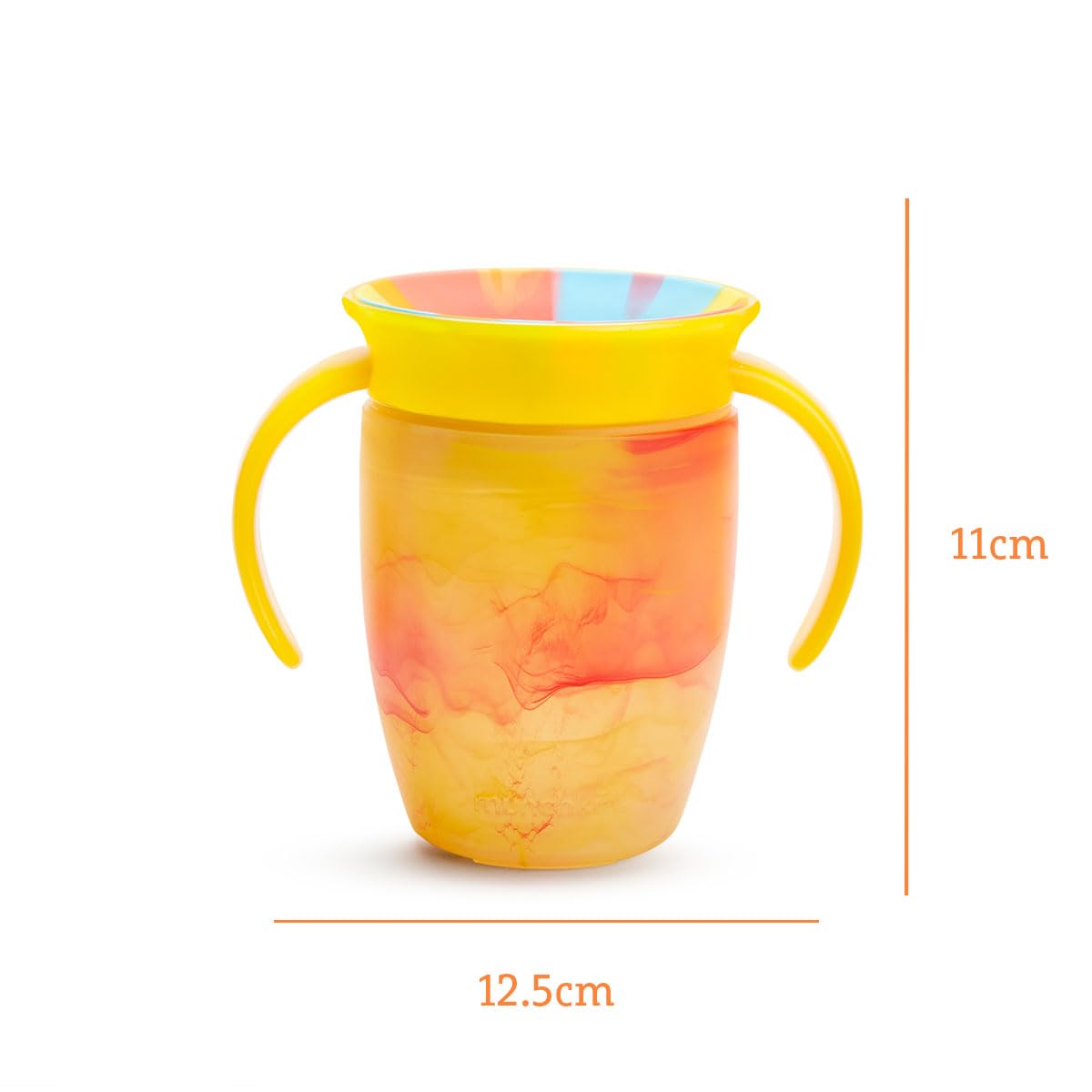 munchkin-miracle-360-tasse-d-apprentissage-6-mois-207-ml-bleu-jaune-lot-de-2 image 3