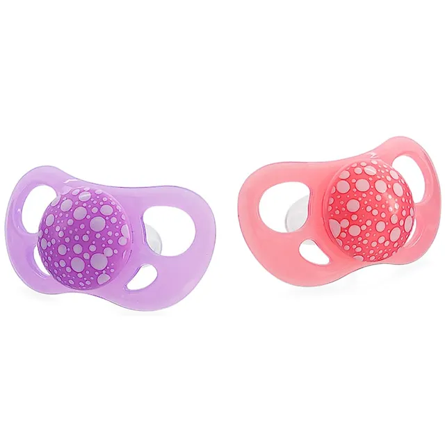 twistshake-sucettes-orthodontiques-0-6-mois-rose-violet-lot-de-2 image 1