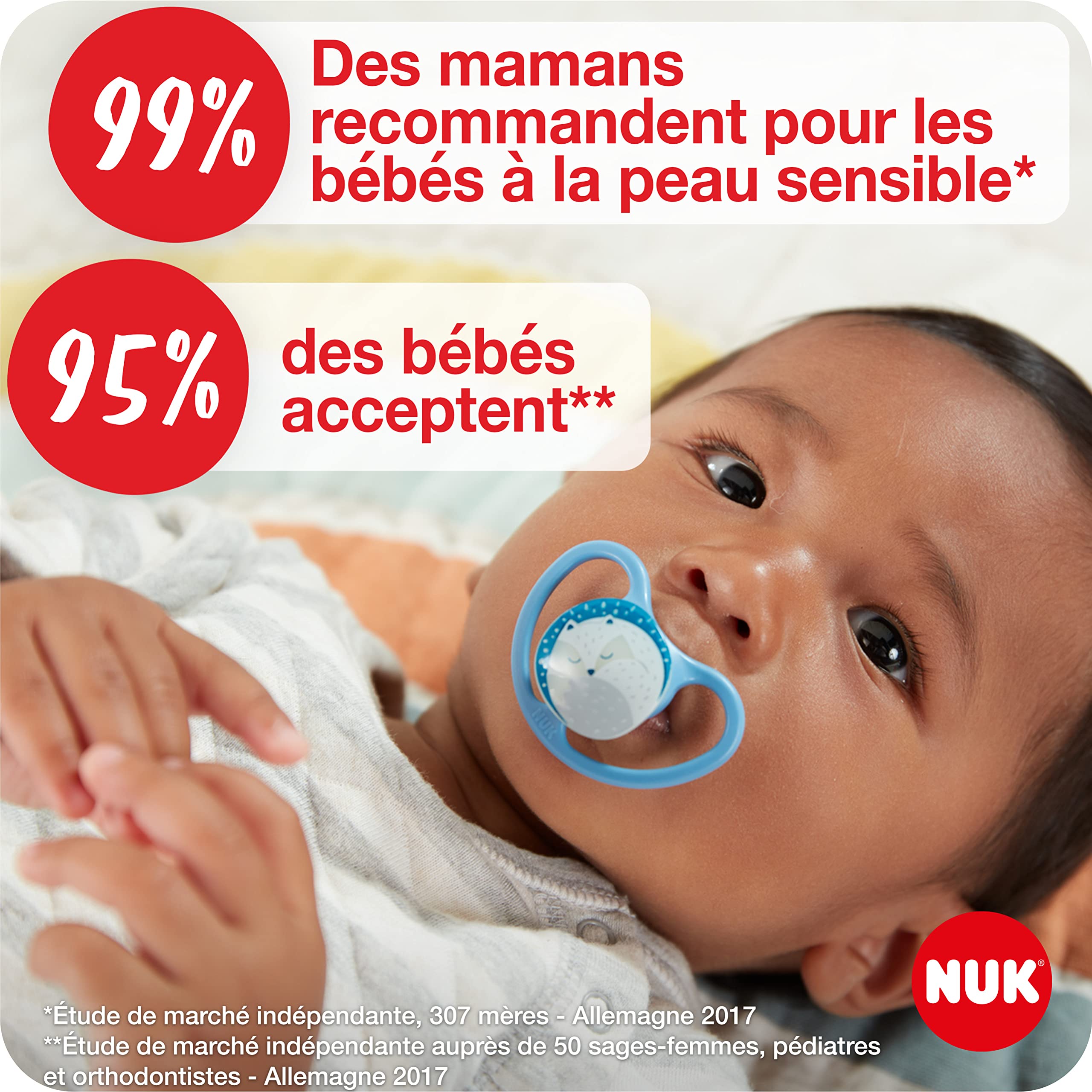 nuk-space-night-day-sucettes-silicone-18-36-mois-rose-lot-de-4 image 3